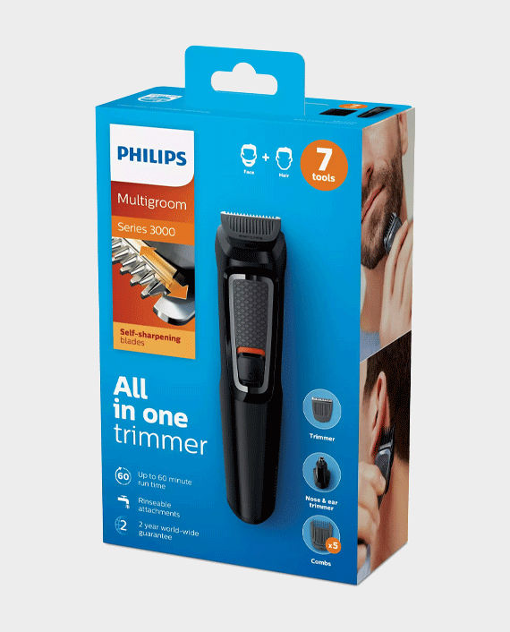 Philips Multigroom series 3000 MG3720/33 7-in-1, Face and Hair
