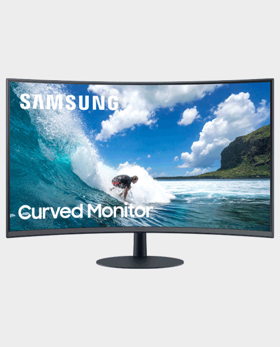 Samsung LC24T550FDMXUE 1000R Bezel-Less Curved Monitor 24 inch in Qatar