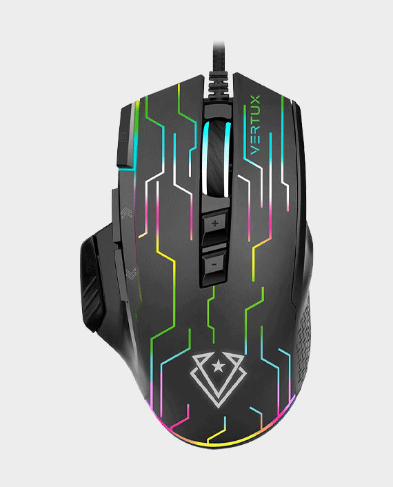 Vertux Kryptonite Superior Quick Performance Wired Gaming Mouse in Qatar