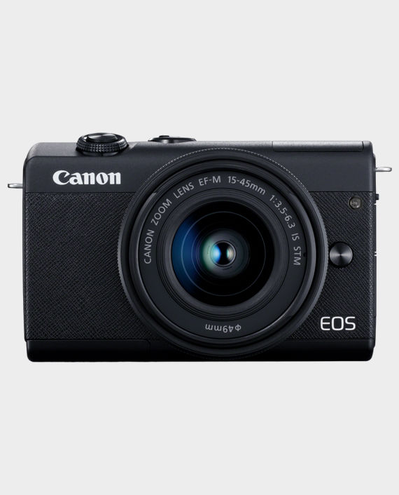 Canon EOS M200 Mirrorless Digital Camera with 15-45mm Lens IS STM in Qatar