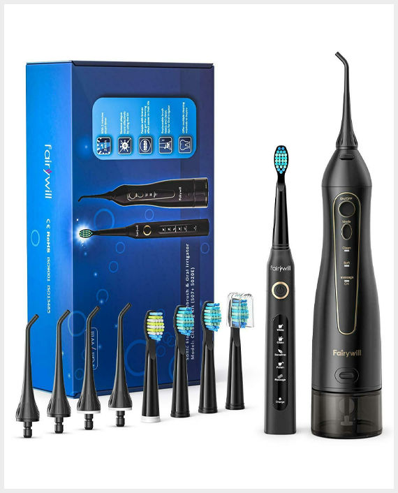 Fairywill 507 Sonic Electric Toothbrush & Water Flosser 5020E in Qatar