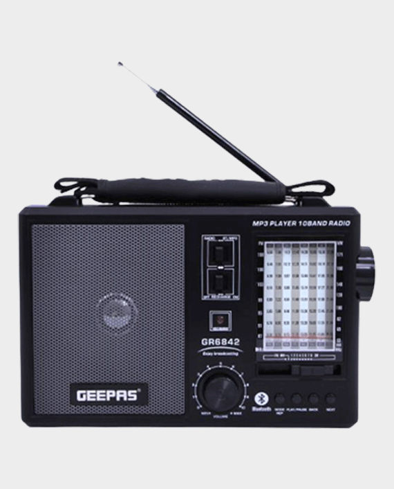 Geepas GR6842 Rechargeable 10 Band Radio in Qatar