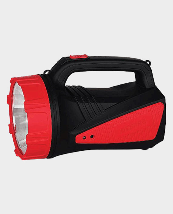 Geepas GSL5564 5W Rechargeable Search Light with LED Red & Black in Qatar
