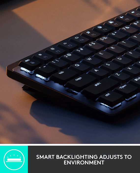 Logitech MX Mechanical Mini Wireless Illuminated Keyboard Clicky (English) 920-010780