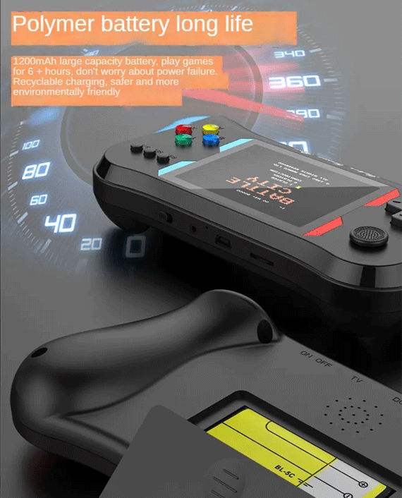 X7M Handheld Game Console Built-in 500 Games