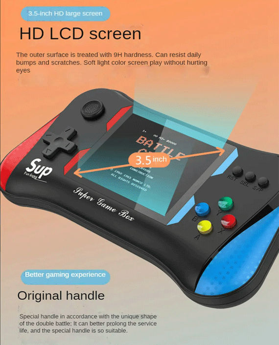 X7M Handheld Game Console Built-in 500 Games