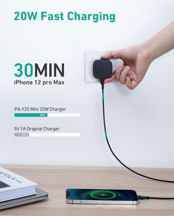 Aukey PA-Y25 20W Power Deliver USB C Mini Charger