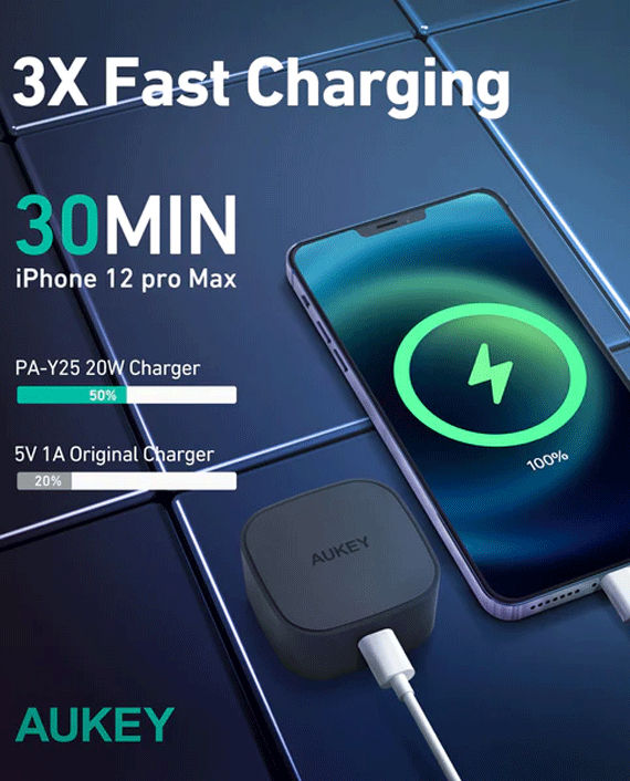 Aukey PA-Y25 20W Power Deliver USB C Mini Charger
