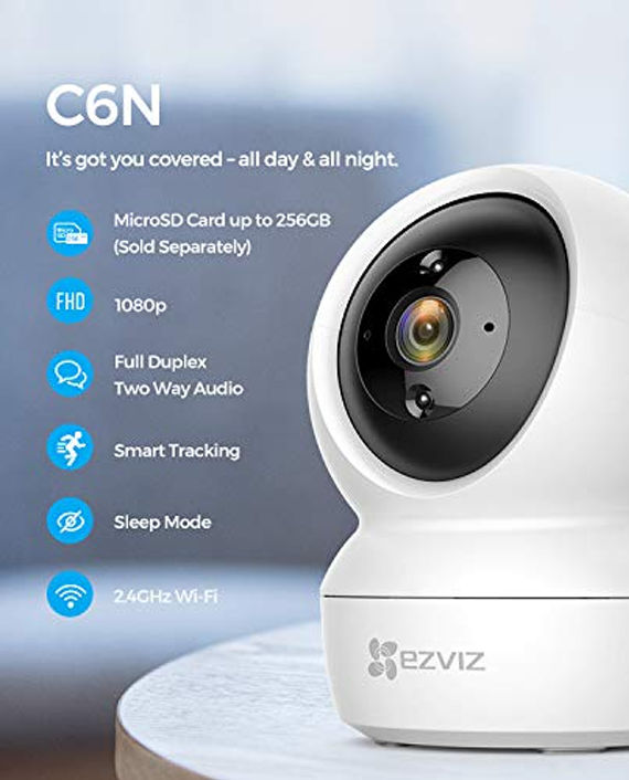 Ezviz CS-C6N-B0-1G2WF Smart Wi-Fi Pan & Tilt Camera