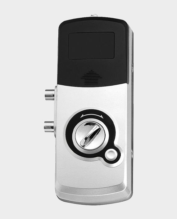 Loghome LH600FGC-SN Elegant Design 4 Way Operated Fingerprint, RFID Card, Key & Pin Method Digital Glass Door Lock