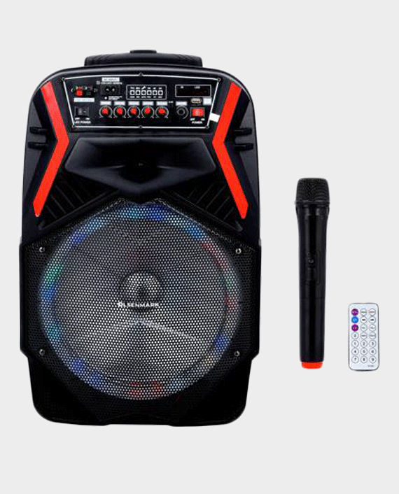 Olsenmark OMMS1278 Rechargeable Party Speaker 12 Inch 15000W PMPO in Qatar