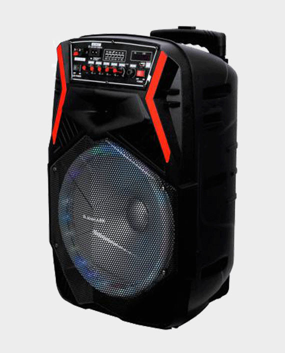 Olsenmark OMMS1278 Rechargeable Party Speaker 12 Inch, 15000W PMPO