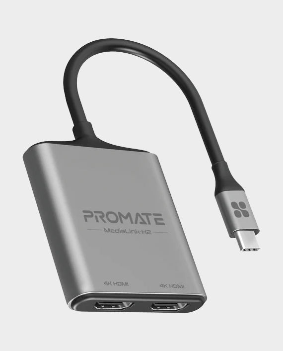 Promate 4K High Definition USB C to HDMI Adapter Medialink-H2 in Qatar
