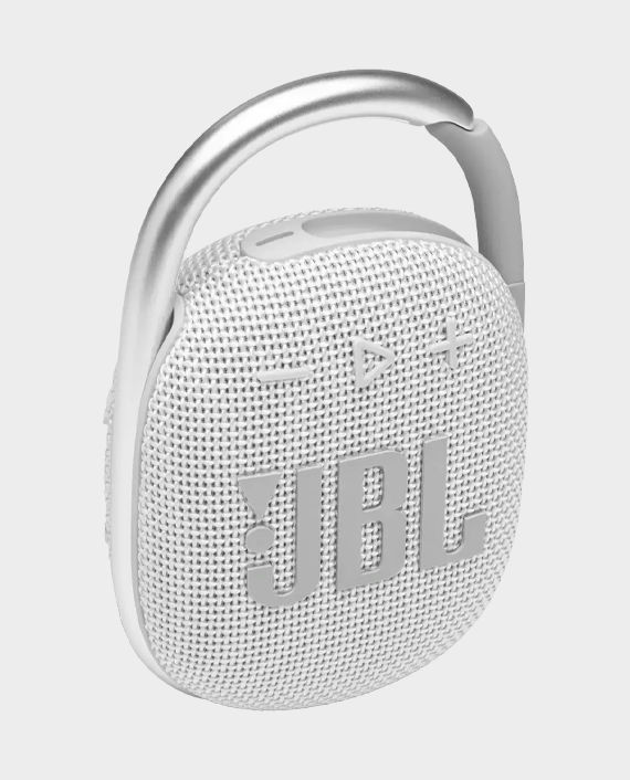 JBL Clip 4 Portable Wireless Speaker White in Qatar