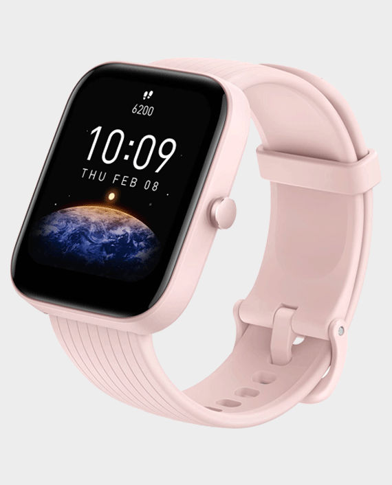 Amazfit Bip 3 Smart Watch Pink in Qatar