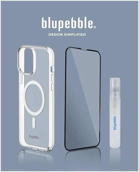 Blupebble 3 in 1 Protection Kit for iPhone 14 Pro Max Clear in Qatar