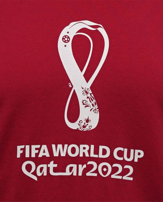 FWC Qatar 2022 Official Emblem Short Sleeve T-Shirt Essential (Size: L) (Men) FL0308