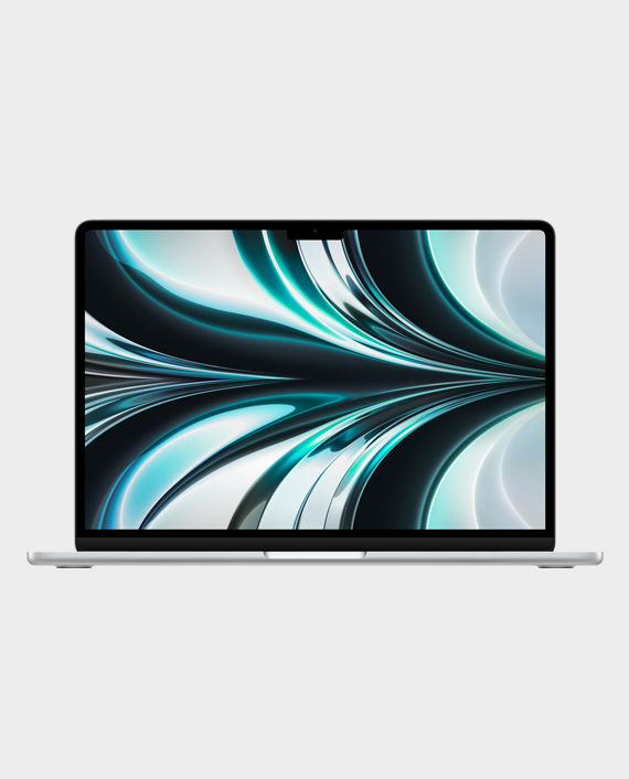 Apple MacBook Air MLXY3AB Apple M2 chip (8-core CPU 8-core GPU) 8GB RAM 256GB SSD 13.6 inch Display macOS Silver (English Arabic Keyboard) in Qatar