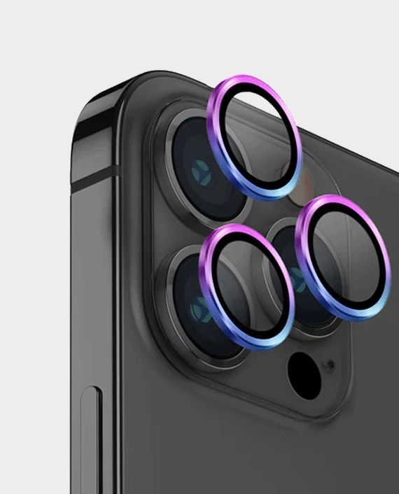 Uniq Optix Camera Lens Protector For iPhone 14 Pro/14 Pro Max (Iridescent) in Qatar