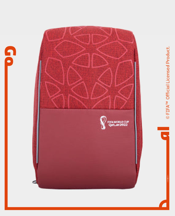 FWC Qatar 2022 Backpack Design 1 FFIFIFACC00160 Qatari Burgundy with Arabesque Print Design in Qatar