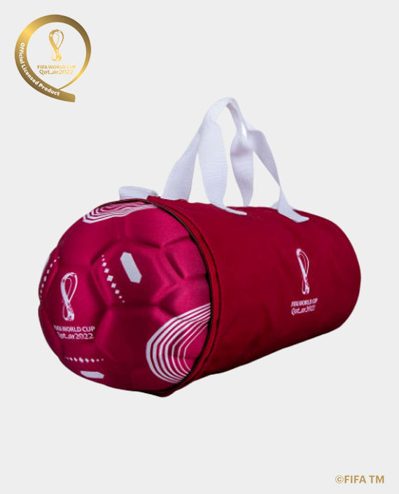 FWC Qatar 2022 Foldable Duffle Ball Bag FFIFIFACC00309 Qatari Burgundy in Qatar