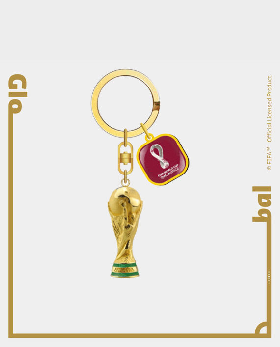 FWC Qatar 2022 3D Trophy Keychain Size: H40mm(1.57-inch) F22-KC-0002