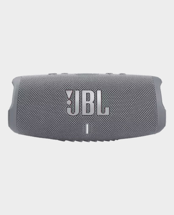 JBL Charge 5 Waterproof Portable Bluetooth Speaker (Grey) in Qatar