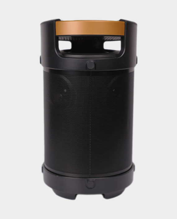 Porodo Capsule Soundtec Speaker with RGB (Black/Gold) in Qatar