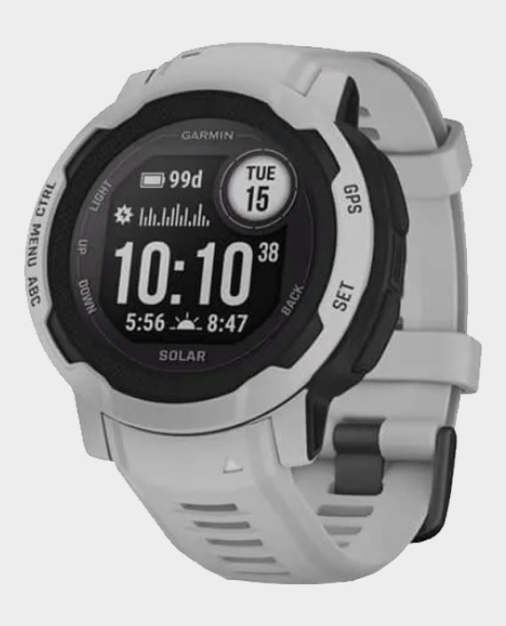 Garmin 010-02627-01 Instinct 2 Solar Standard Edition GPS Smartwatch (Mist Gray) in Qatar