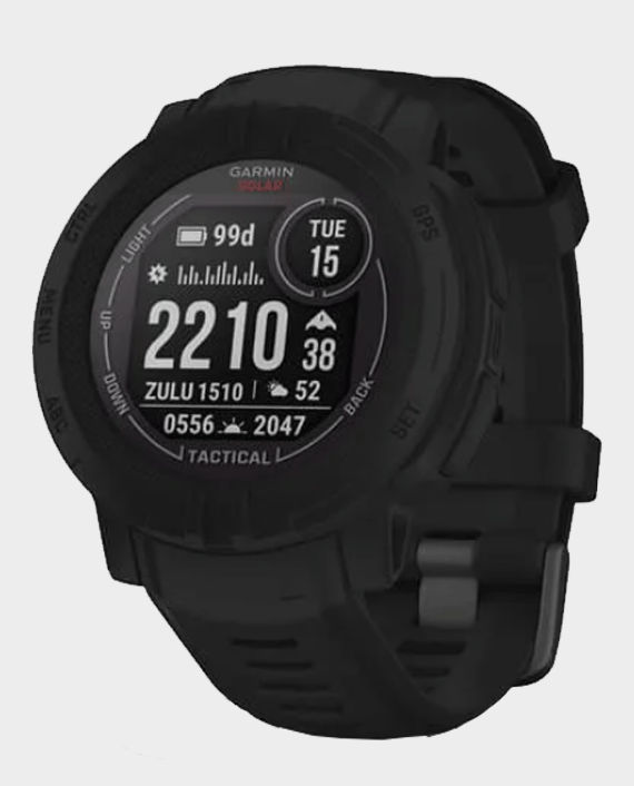Garmin 010-02627-03 Instinct 2 Solar Tactical Edition GPS Smartwatch (Black) in Qatar