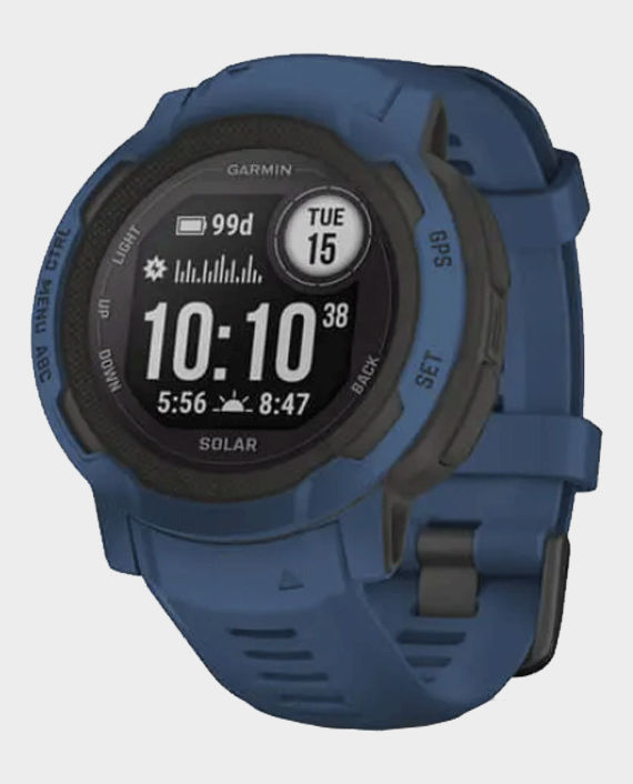Garmin 010-02627-06 Instinct 2 Solar Standard Edition GPS Smartwatch (Tidal Blue) in Qatar