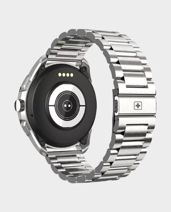 Swiss Military Dom Smart Watch with Metal Strap + Swiss Military Victor True Wireless Earbuds