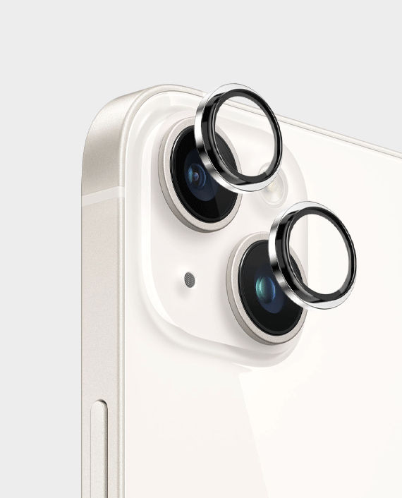 Green Camera Lens HD Plus for iPhone 14/14 Plus (Silver) in Qatar