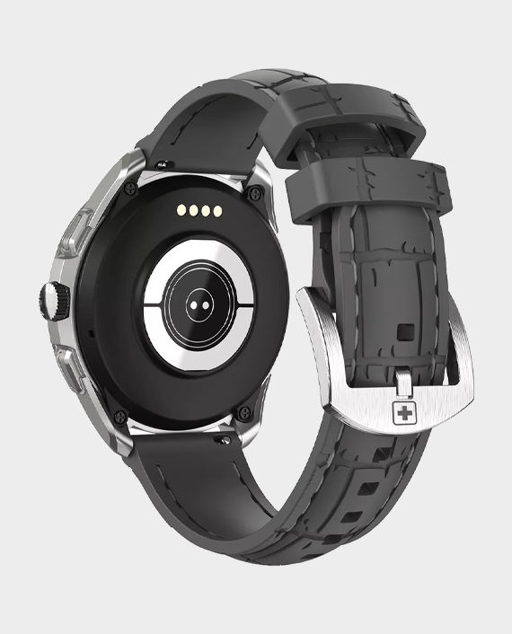 Swiss Military Bundle Dom Smart Watch (Grey) + Victor True Wireless Earbuds (Black)
