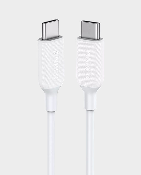 Anker PowerLine III USB-C to USB-C Cable 3ft/0.9m A8852H21 (White) in Qatar