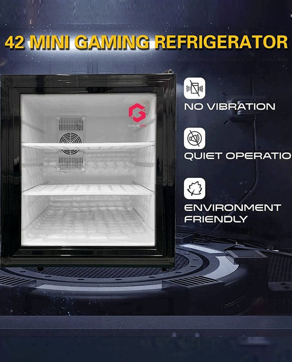 GAMEON Frostbite Mini Gaming Fridge 42L