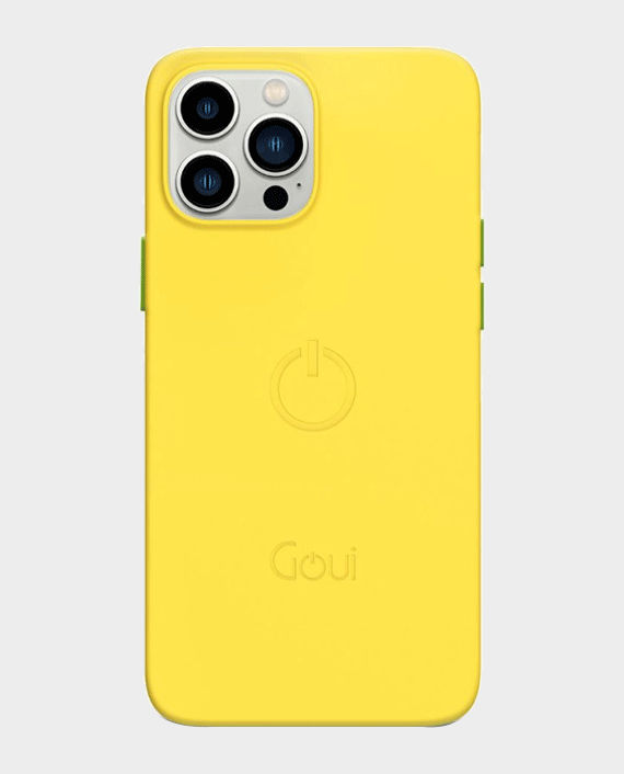 Goui Magnetic Case for iPhone 14 Pro Max 6.7 inch with Magnetic Bars (Sunshine Yellow) in Qatar