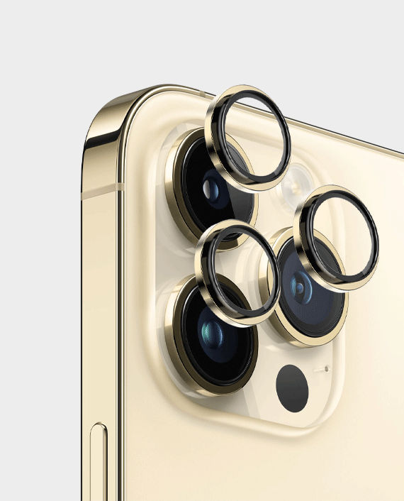 Green Camera Lens HD Plus for iPhone 14 Pro/14 Pro Max (Gold) in Qatar