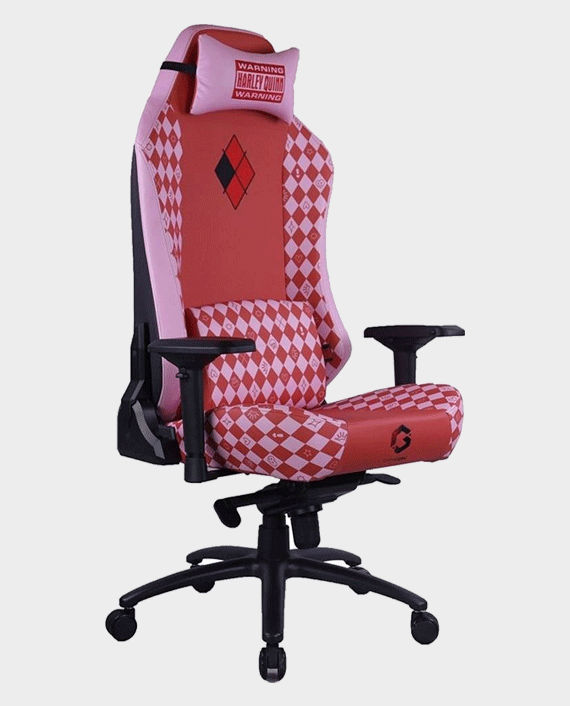 GAMEON DC004 Gaming Chair with Adjustable 4D Armrest and Metal Base Harley Quinn