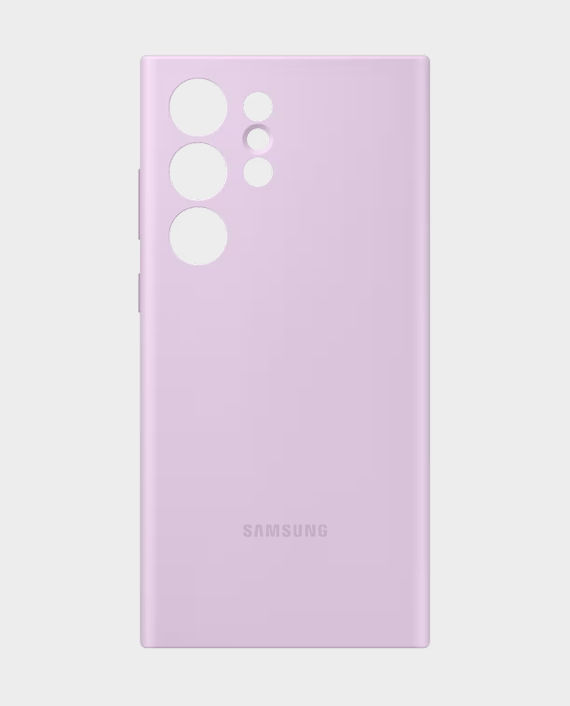 Samsung Galaxy S23 Ultra Silicone Cover EF-PS918TVEGWW (Lavender) in Qatar