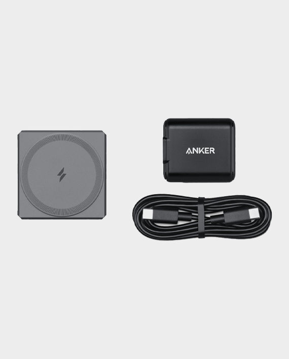 Buy Anker 3 in 1 Cube with MagSafe Y1811HA1 (Blue) in Qatar